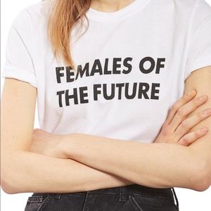 Topshop "Females of the Future" White T-shirt